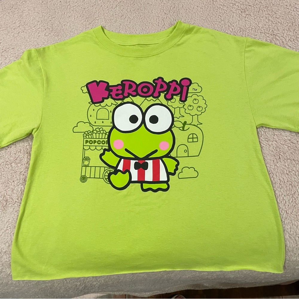 Green Keroppi Croptop